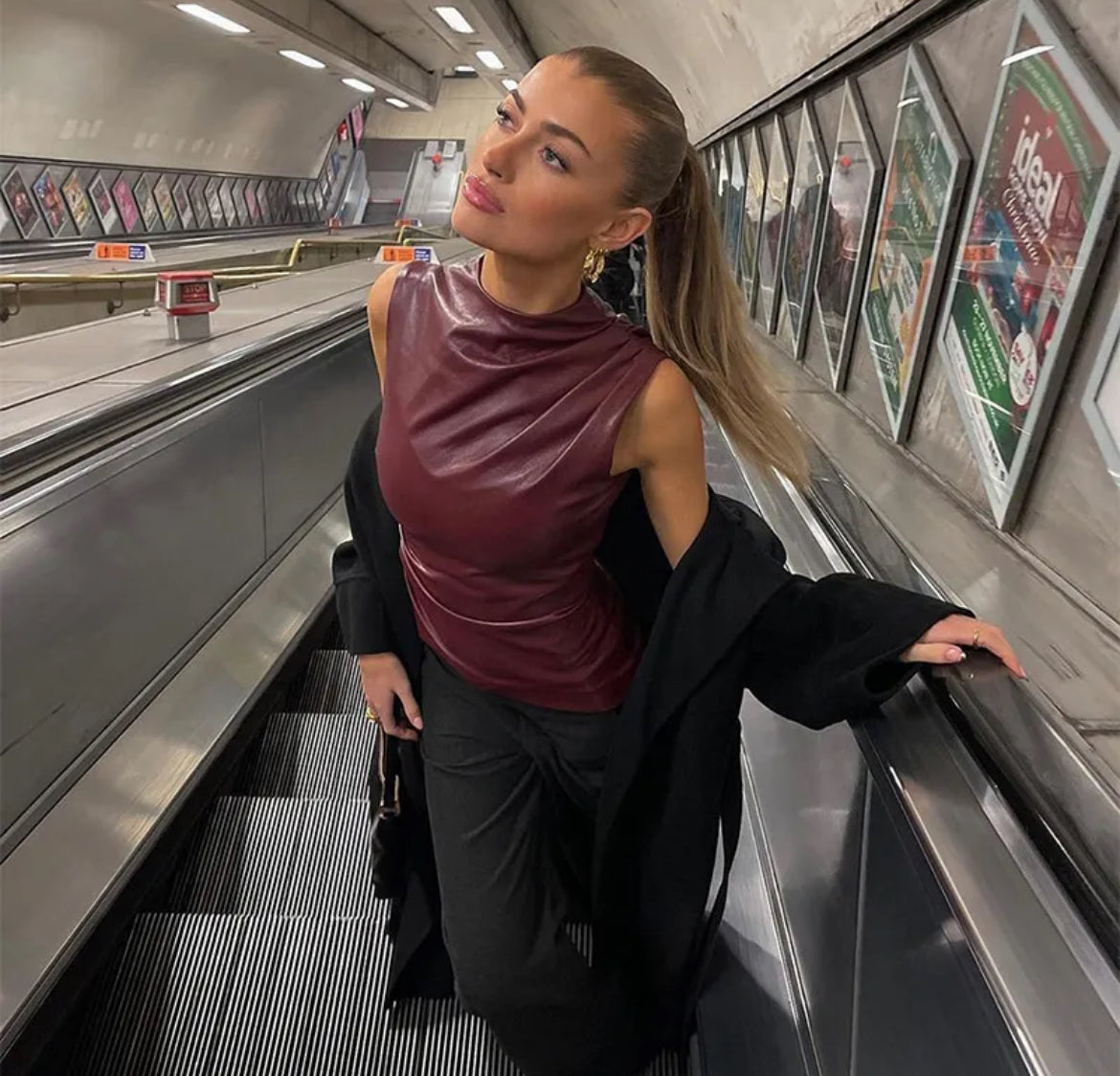 Leather Top