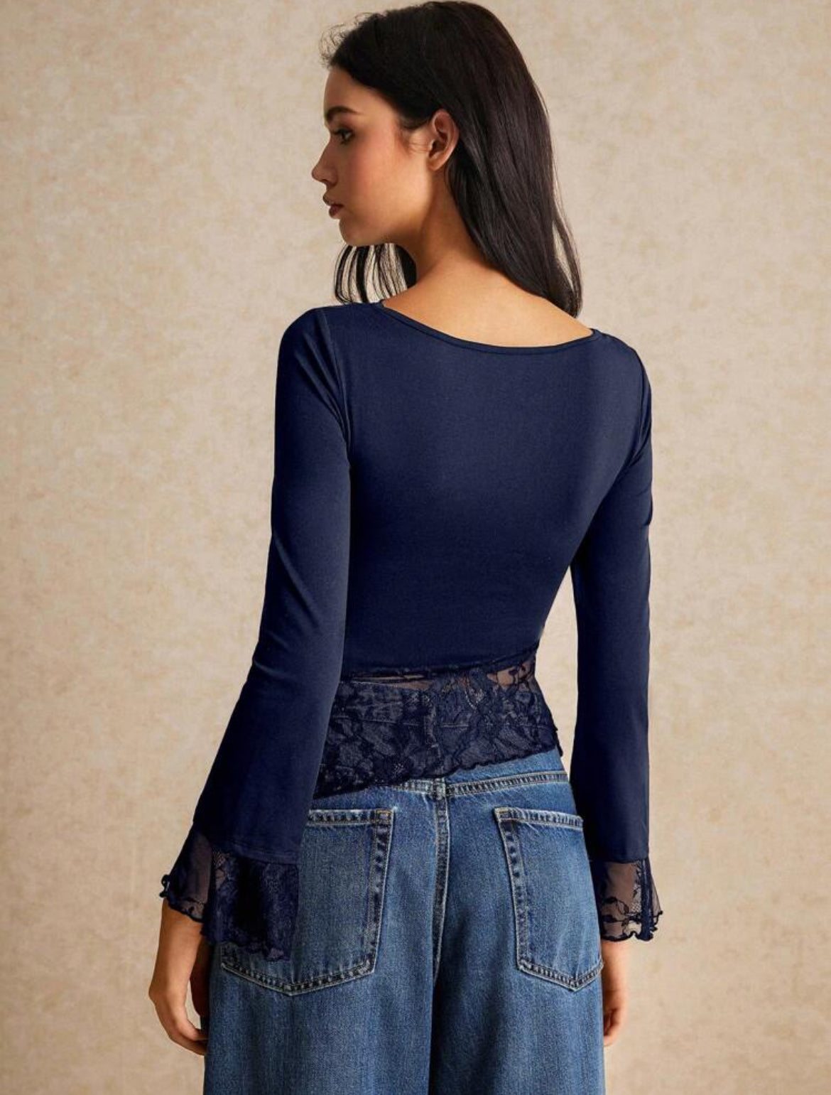 Mesh Asymmetrical Top