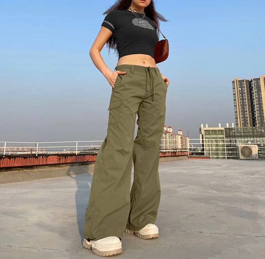Wide Leg Trouser Pants