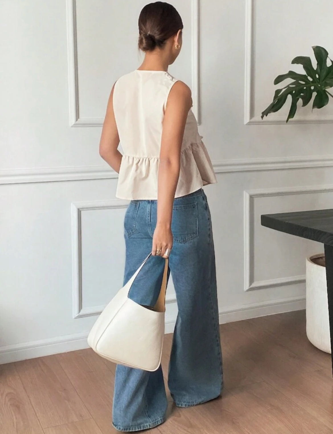 Lace-up Blouse