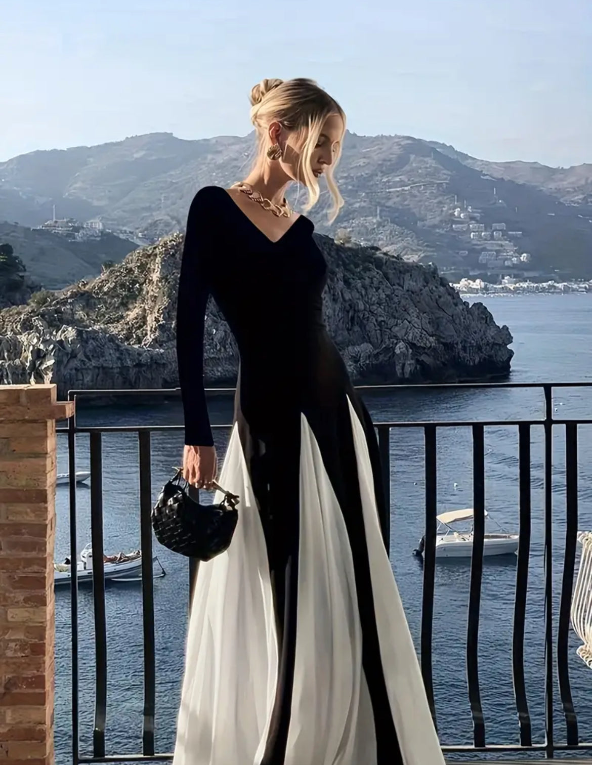 Patch Work Elegant Dress