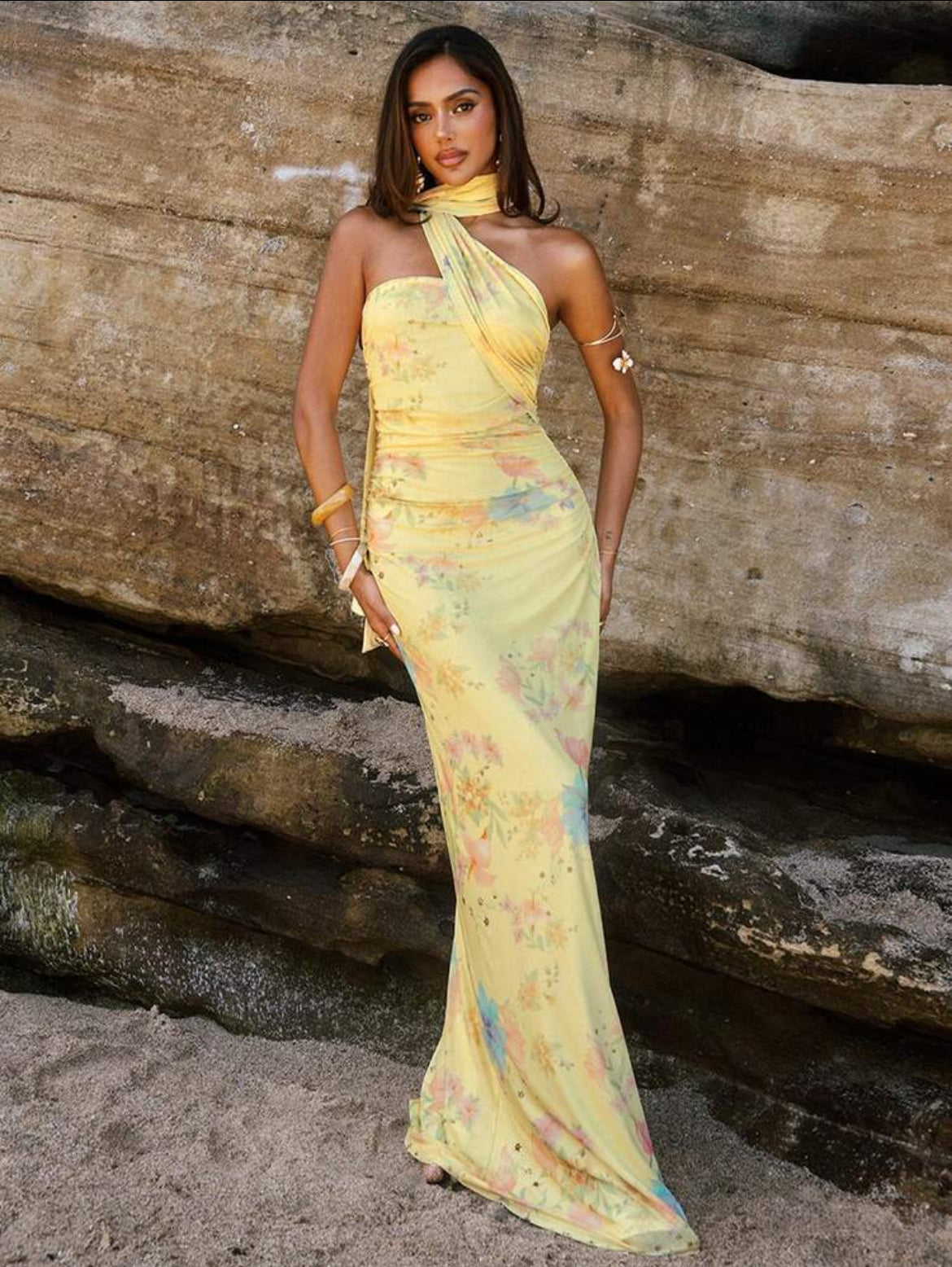Floral Print Beach Dress