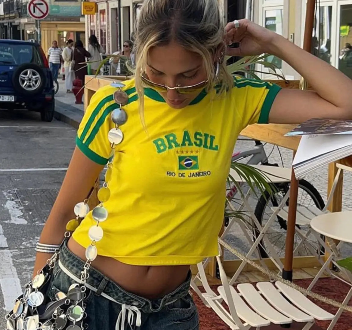 Brazil Crop Tee