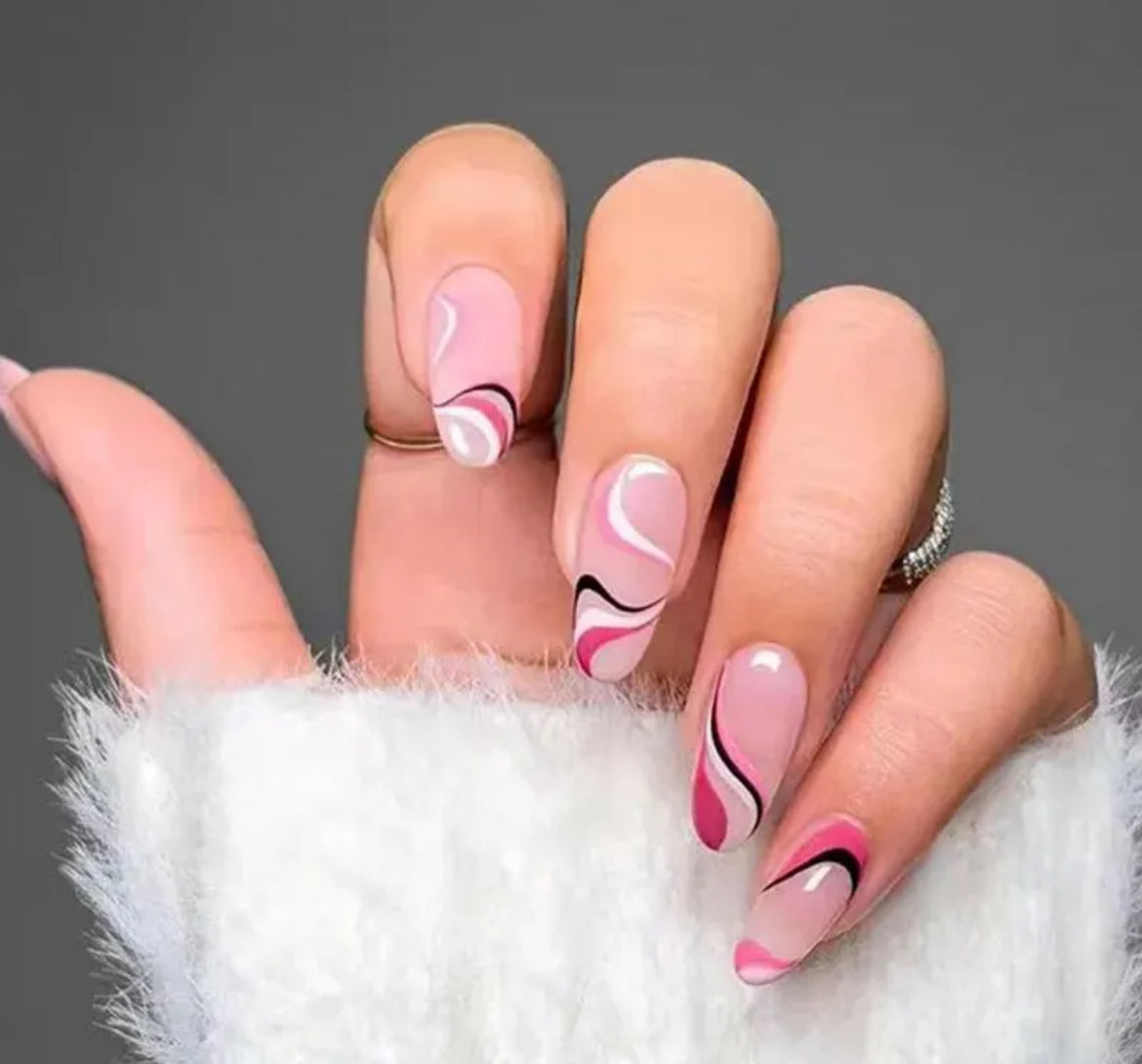 24 pcs Nails set