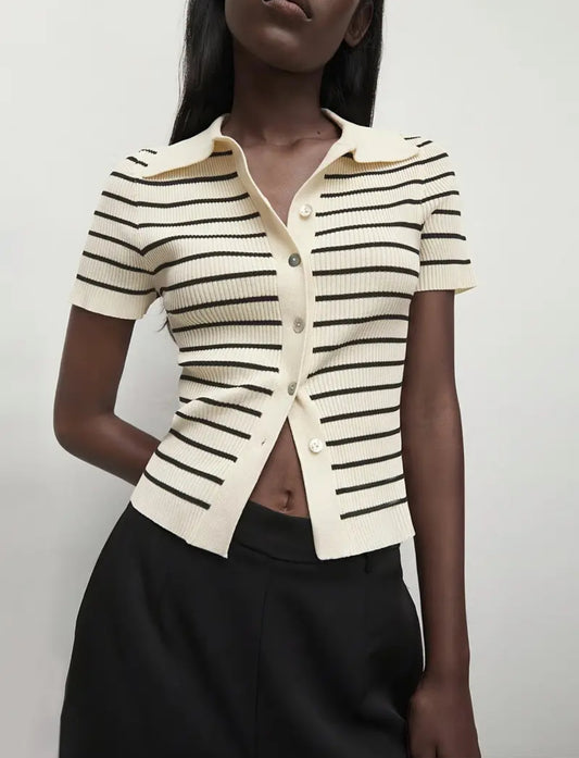 Ribbed blouse