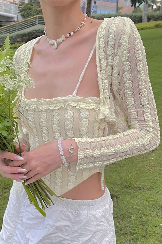 Cardigan and Vest Set