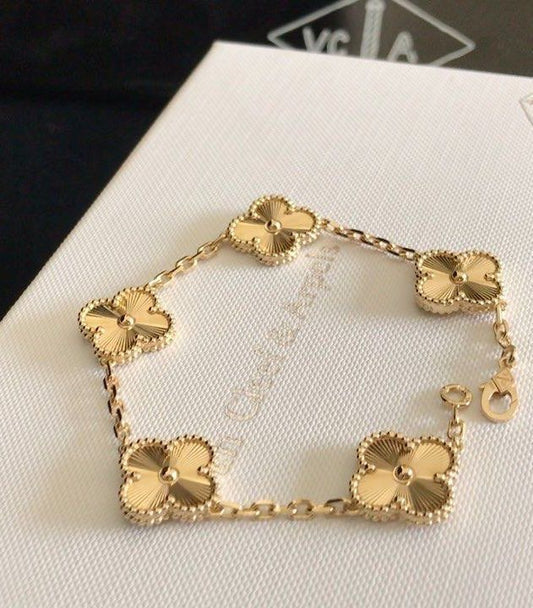 Van Cleef Golden Bracelet