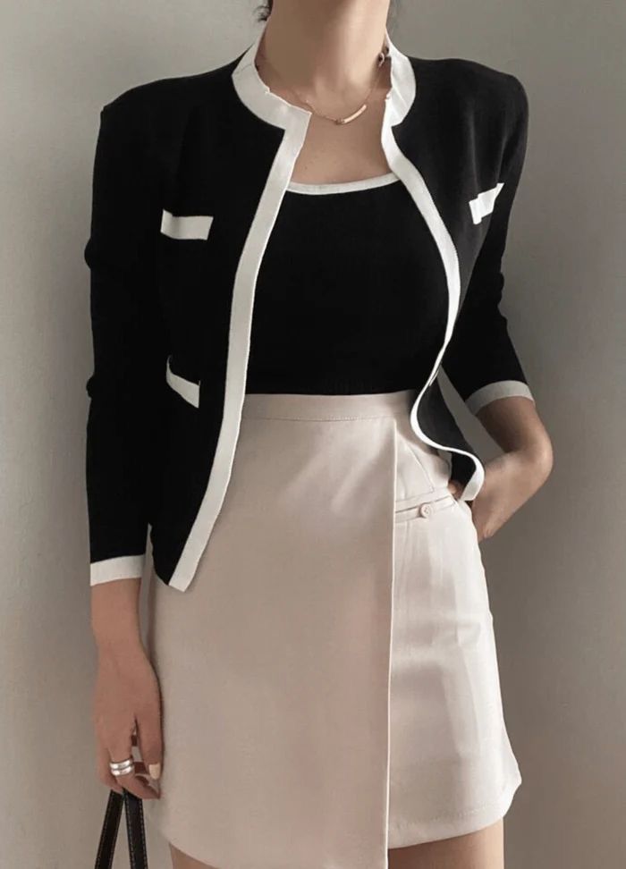 Knit 2-Piece Cardigan Set
