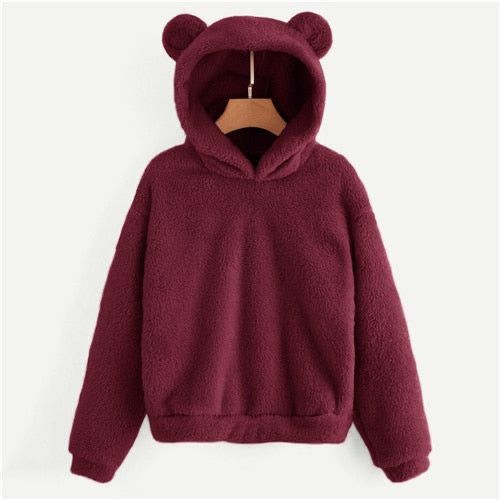 Teddy Bear Fleece Hoodie