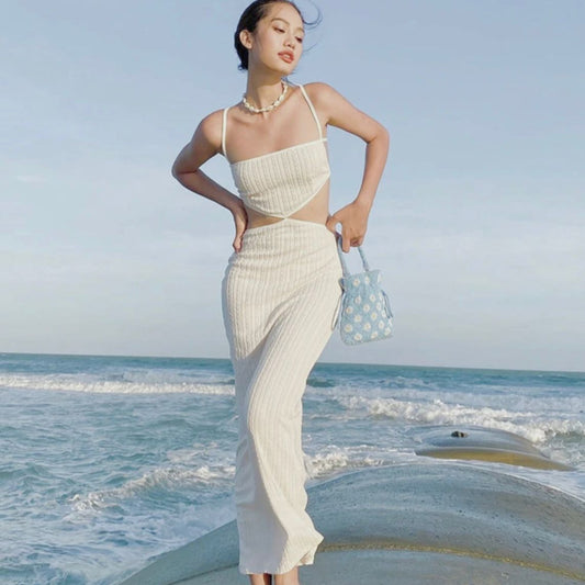 Cut Out Backless Dress