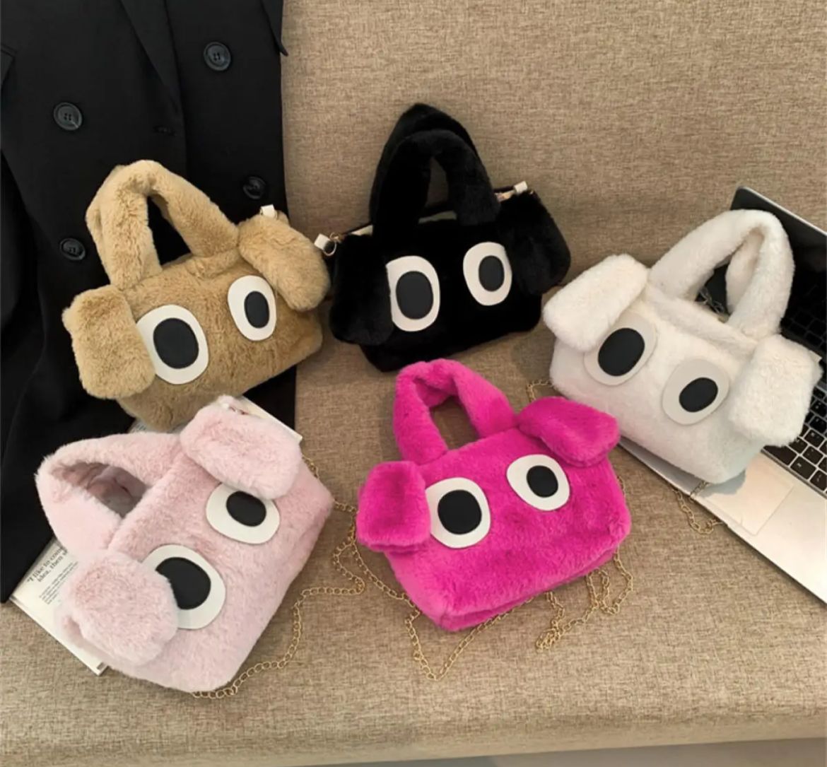 Cute Faux Fur Bags