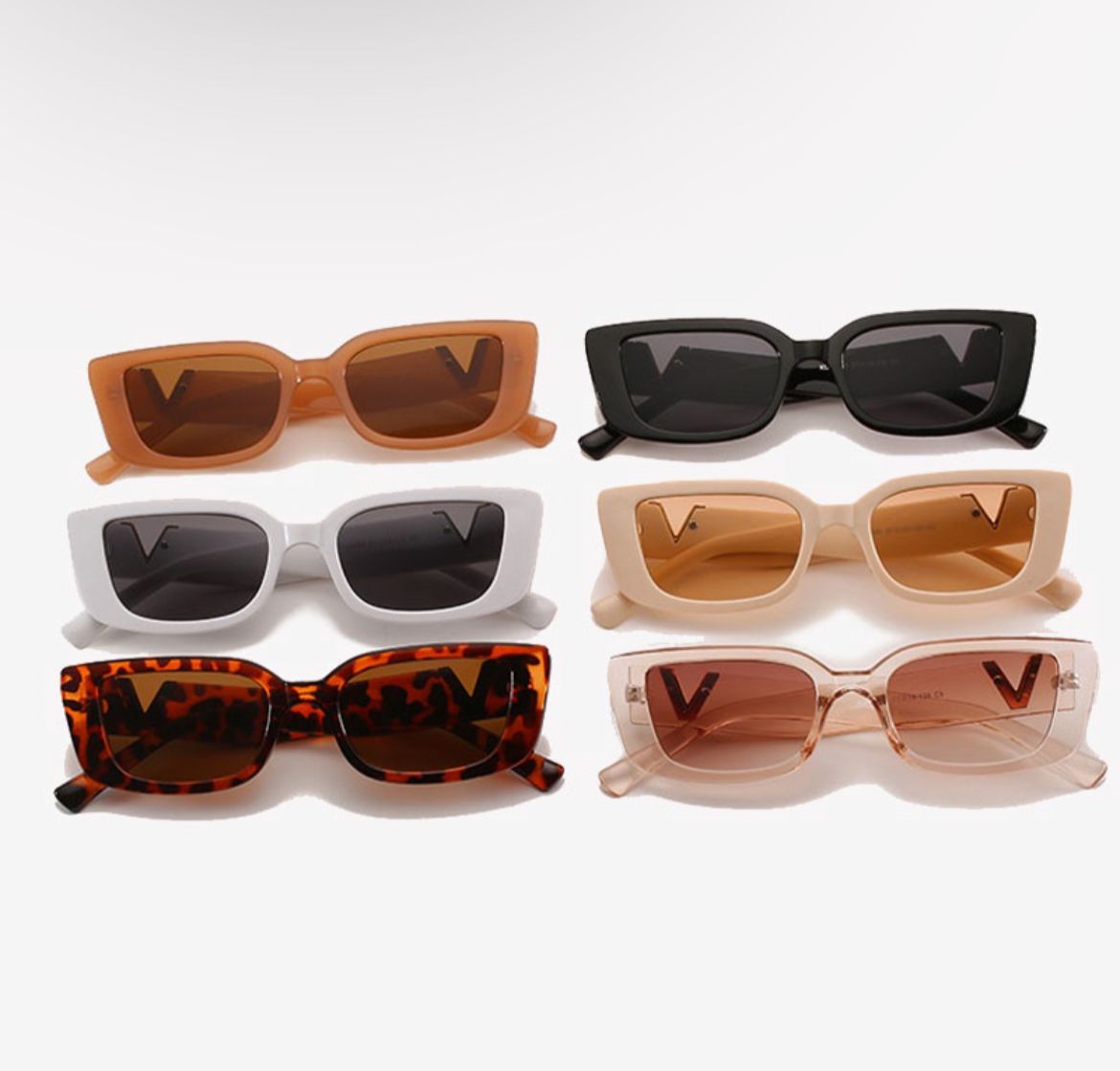 Square Frame Fashion Sunglasses