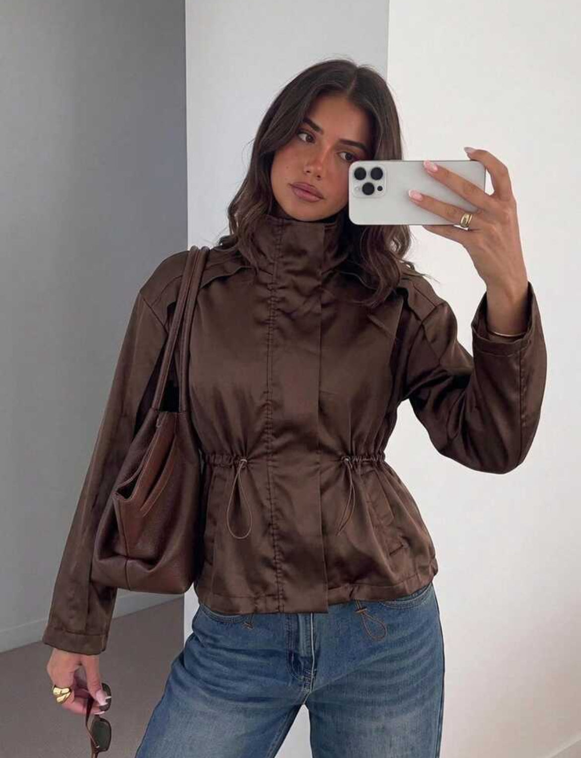 High neck Textured