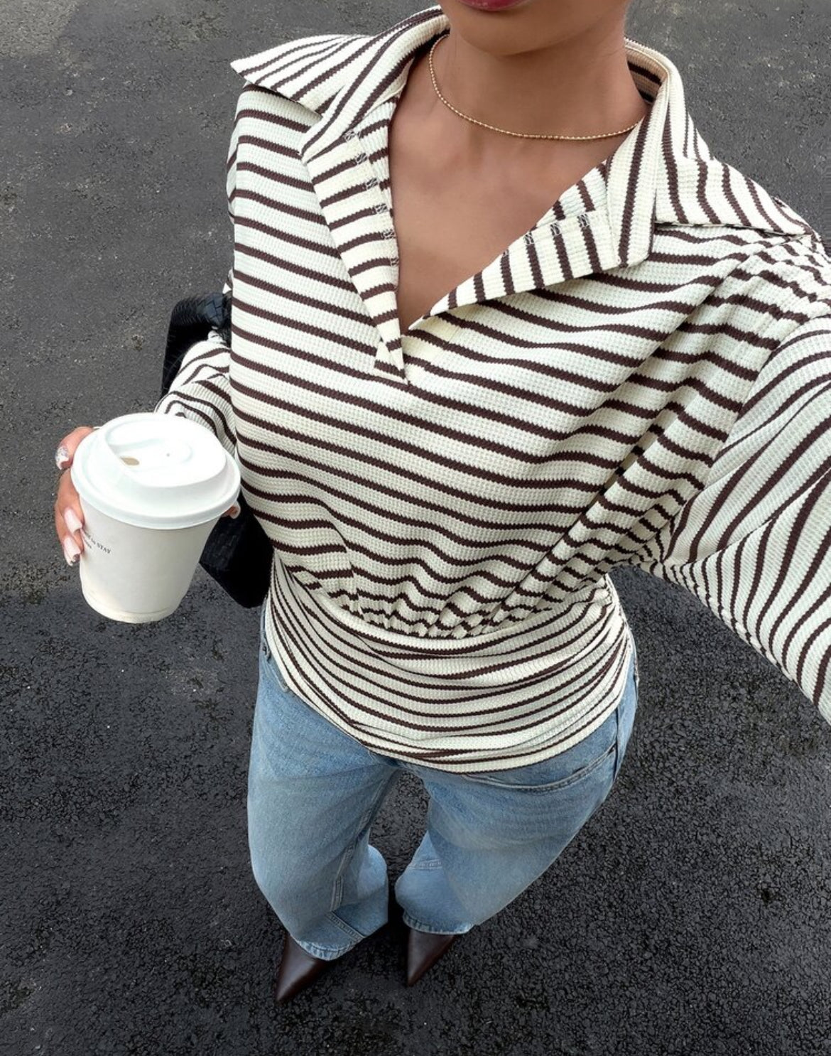 Polo Cinching Top