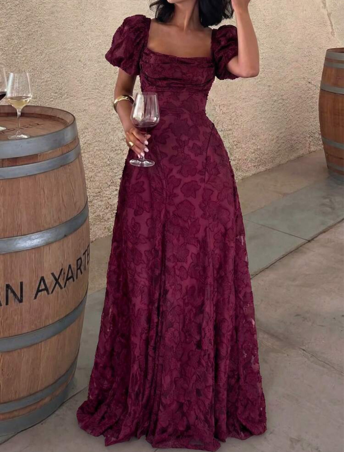 Jacquard Maxi Dress
