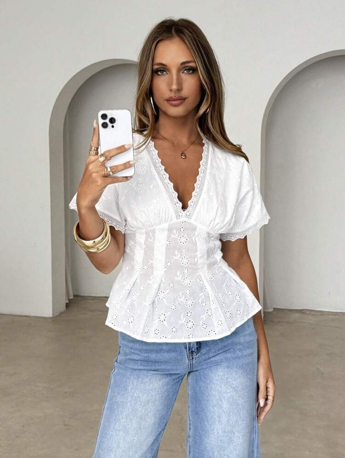 Cute Peplum Top