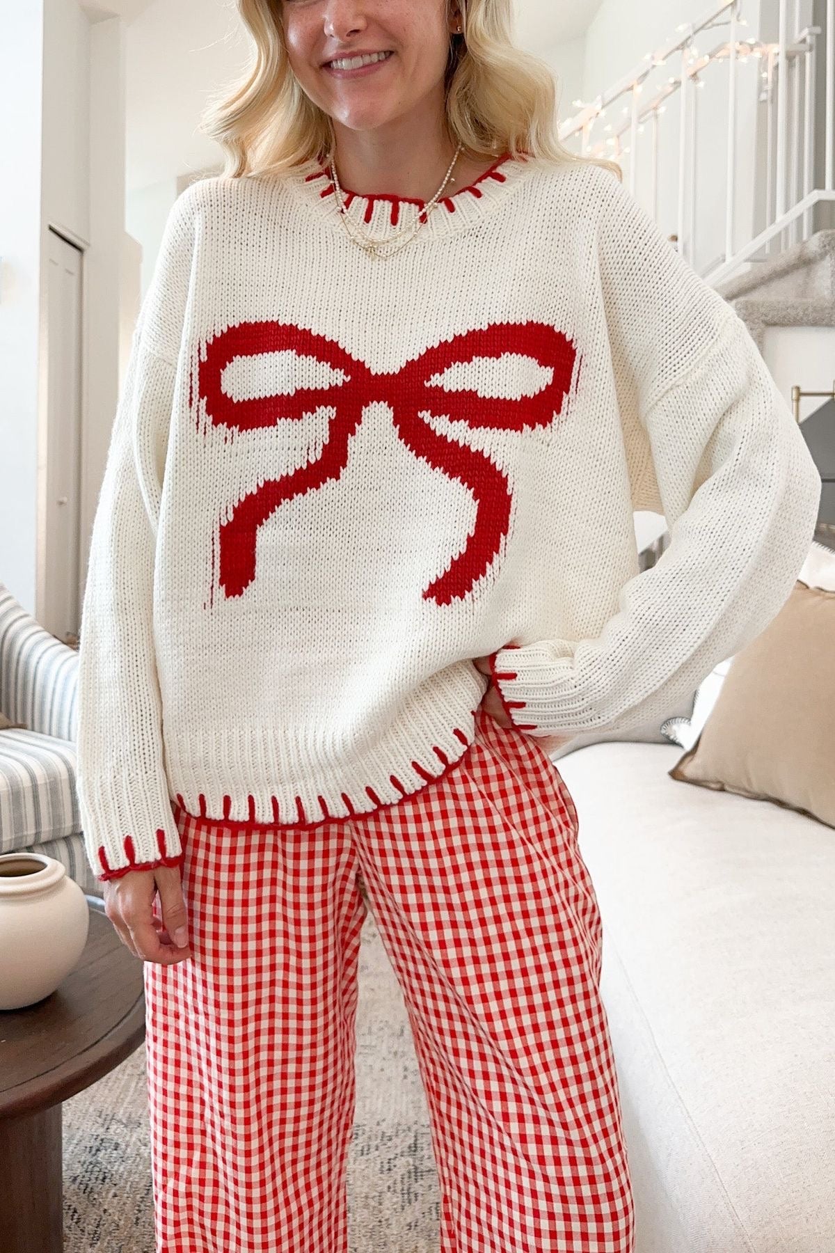 Chrismas Bow Sweater