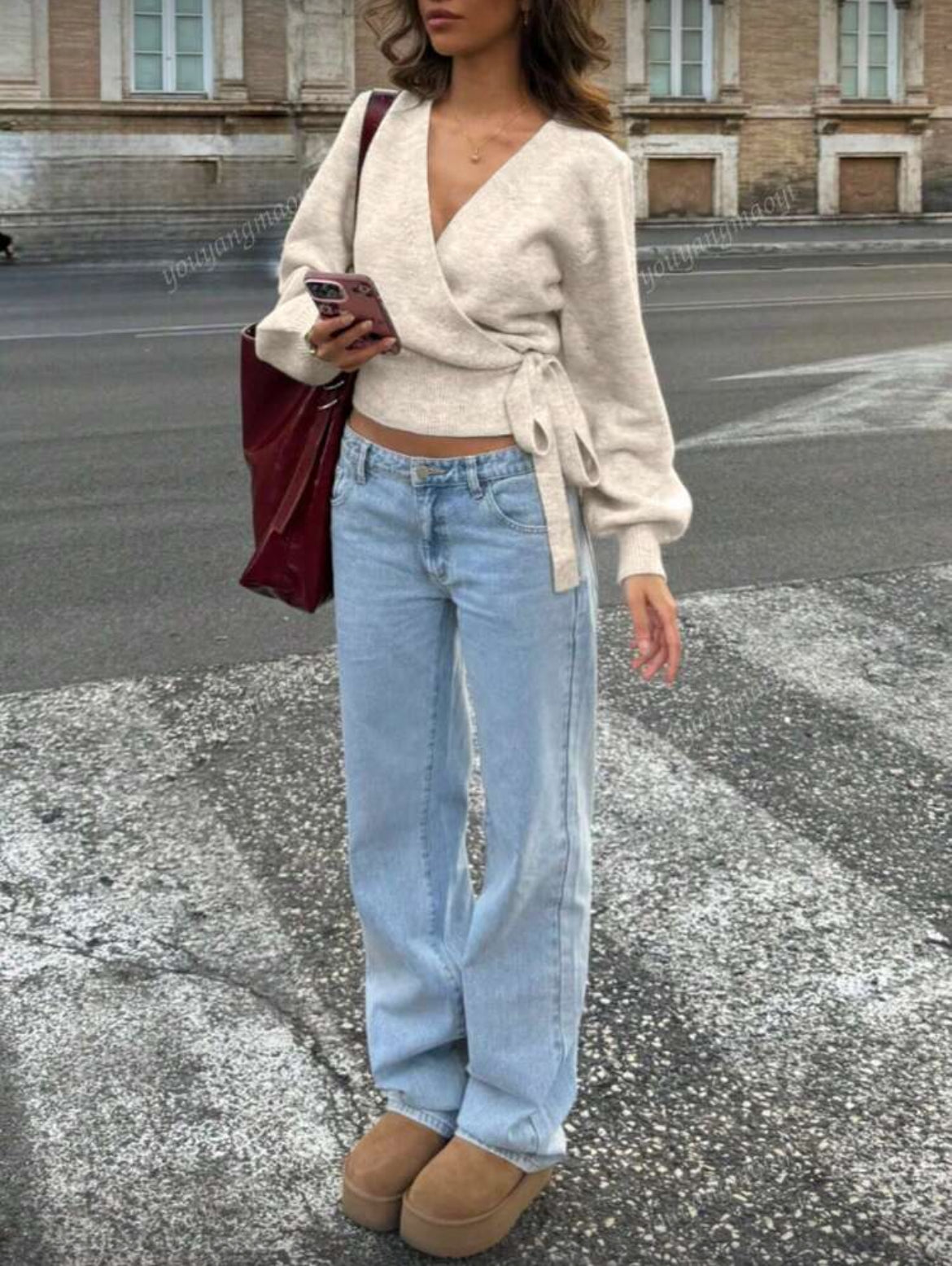 Knit sweater