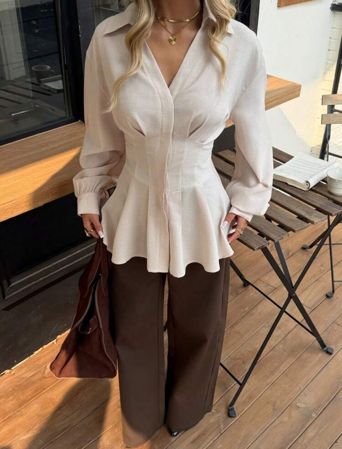 Peplum Blouse
