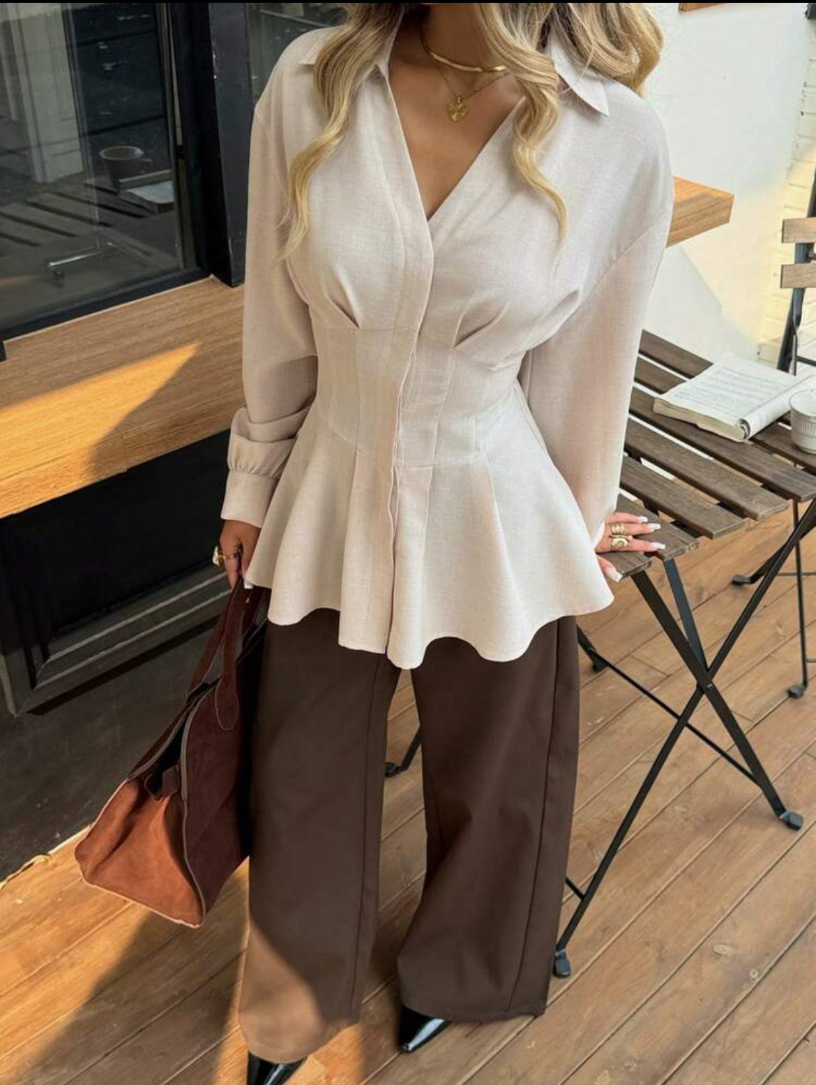 Peplum Blouse