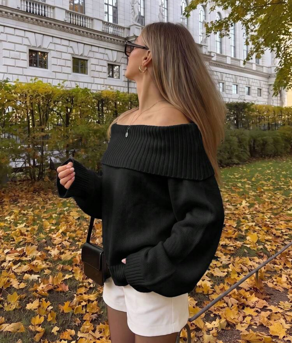 Off Shoulder Sweater