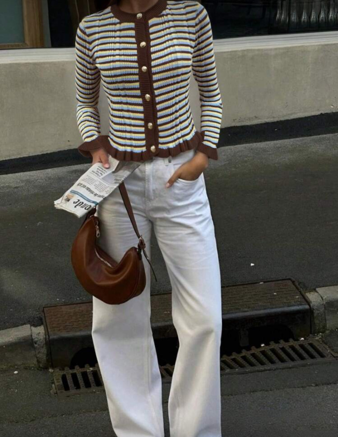 Striped sweat
