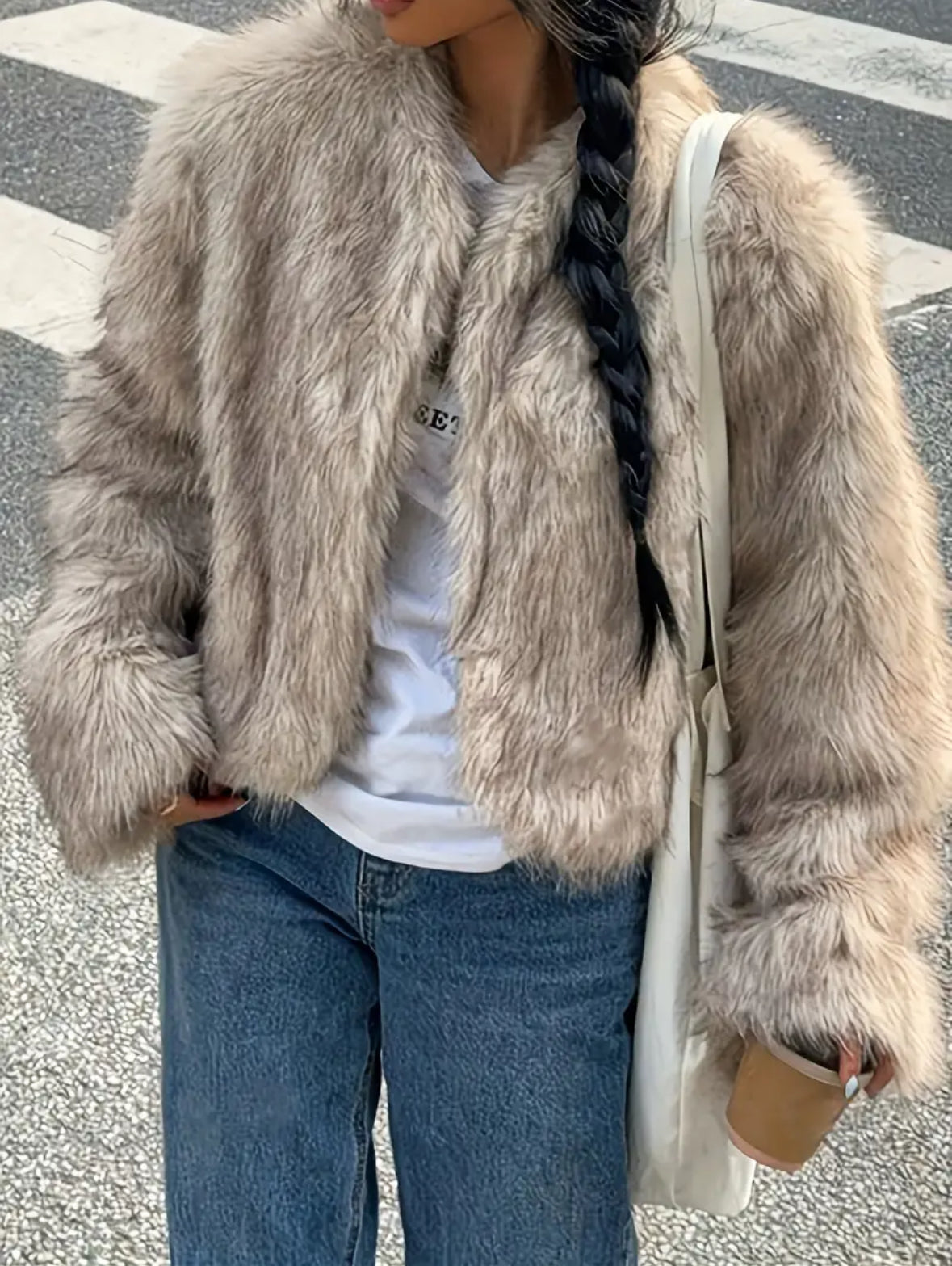 Faux Fur Jacket