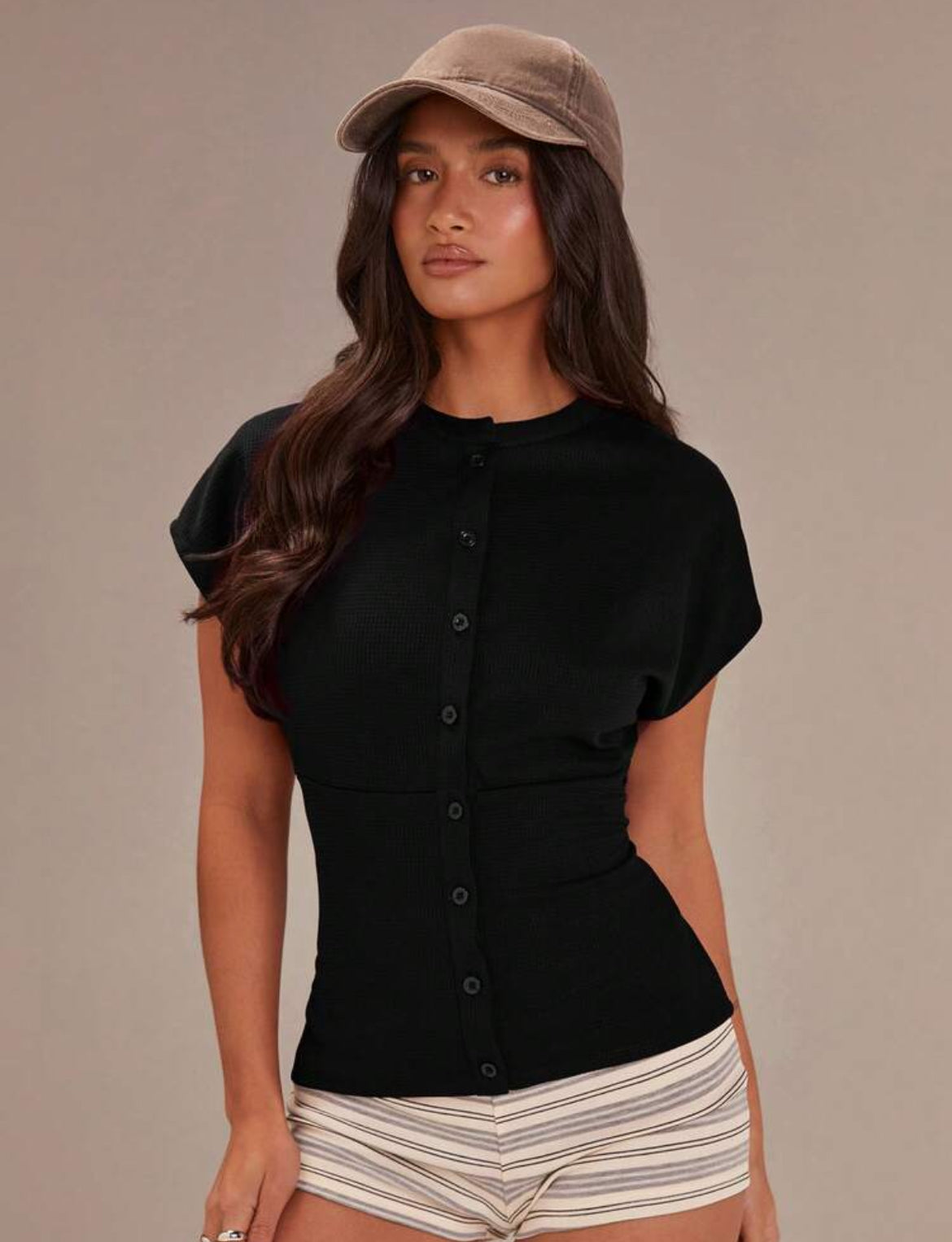 Elegant Rib Knit top