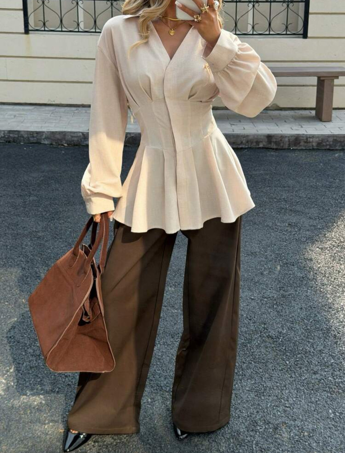 Peplum Blouse