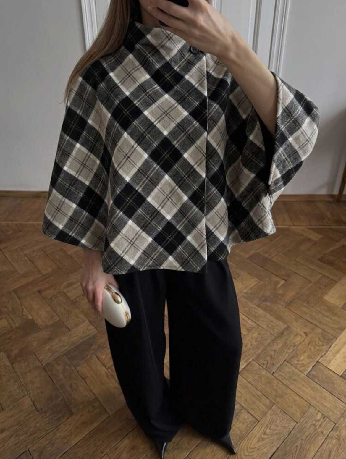 Plaid Cape