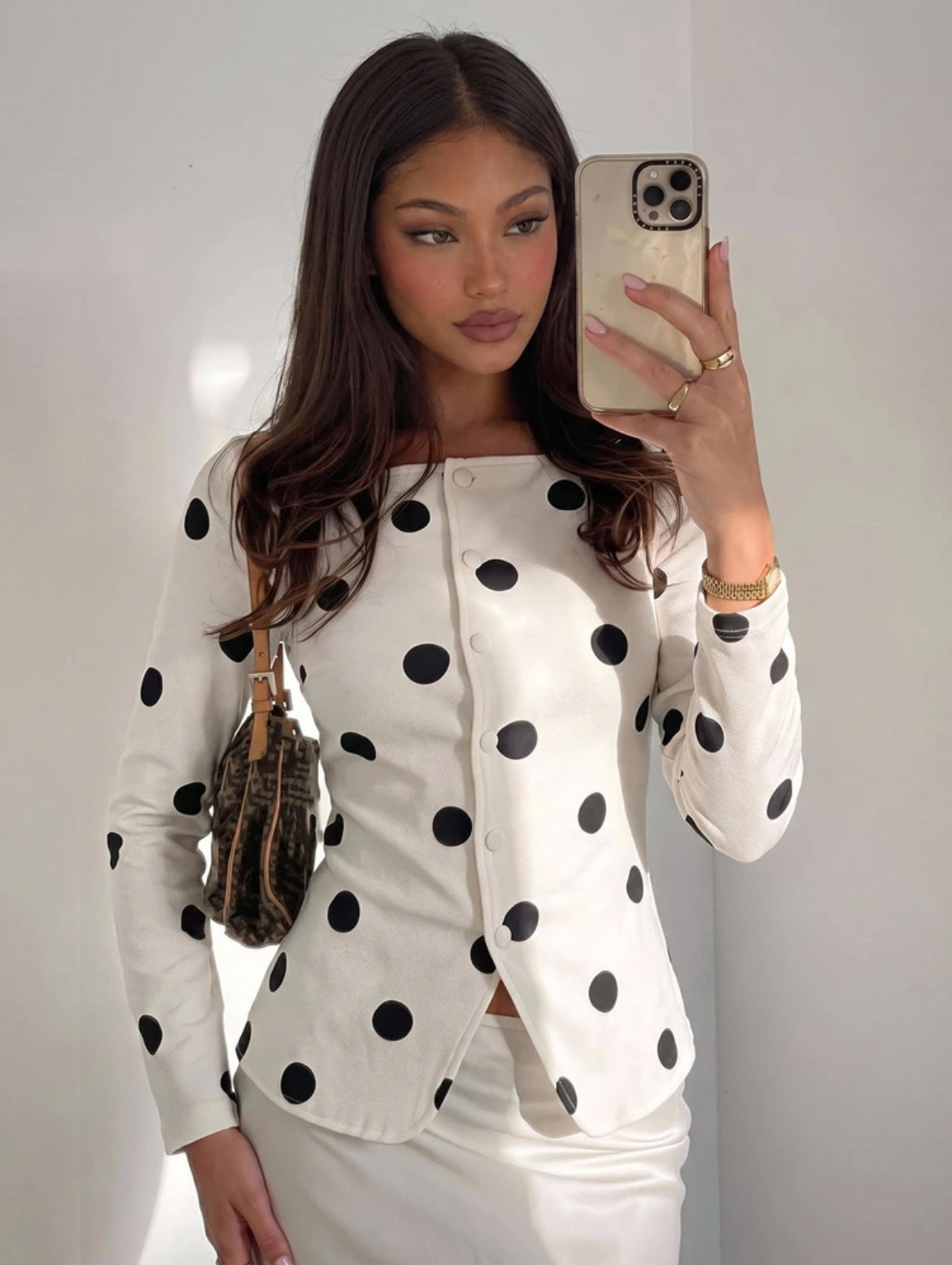 Polka Dot Elegant Blouse