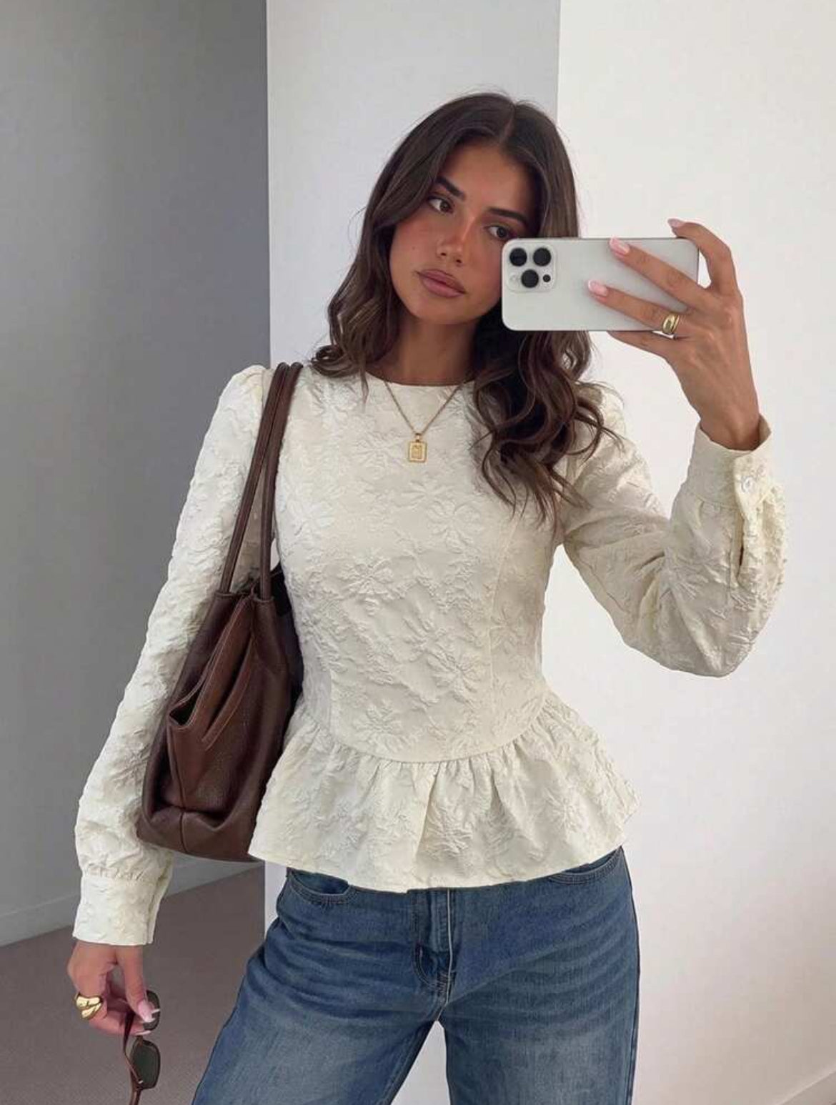 Jacquard Texture Top