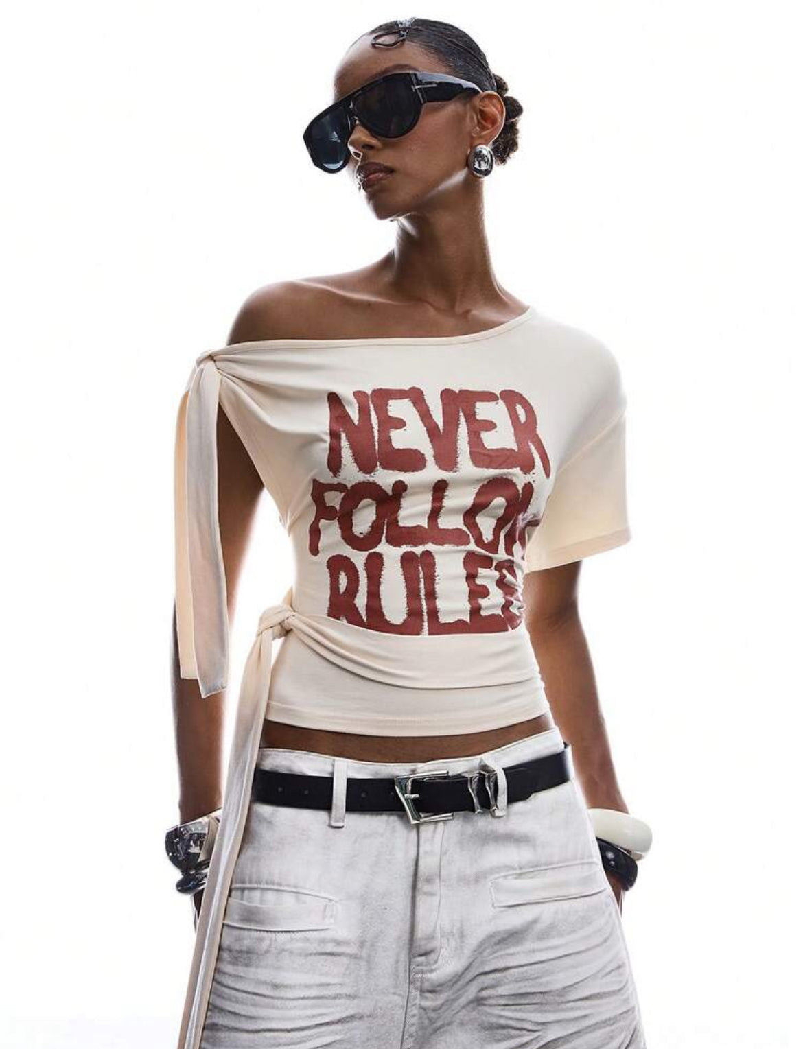 Never Follow Rules Graphic Tee