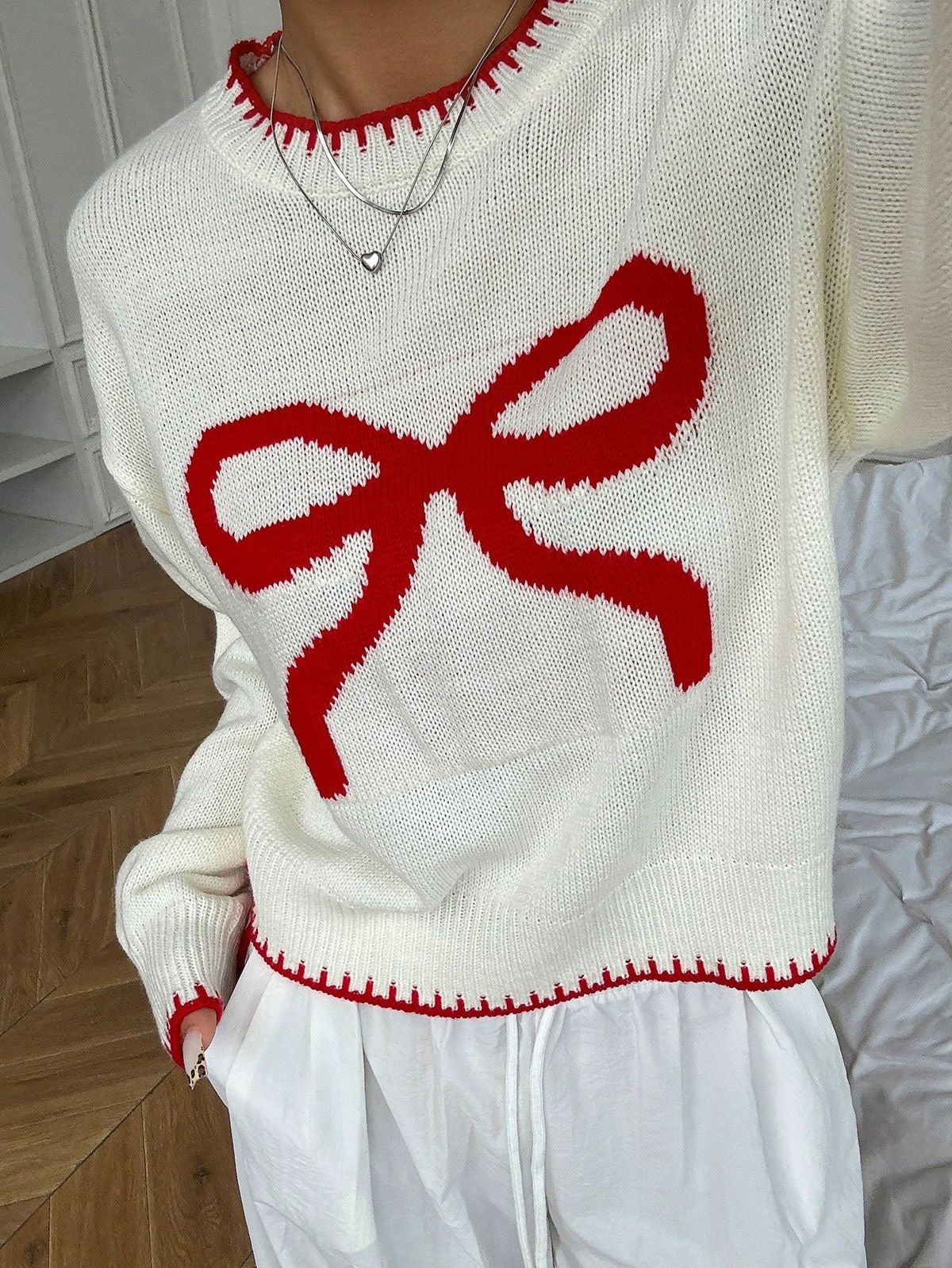 Chrismas Bow Sweater