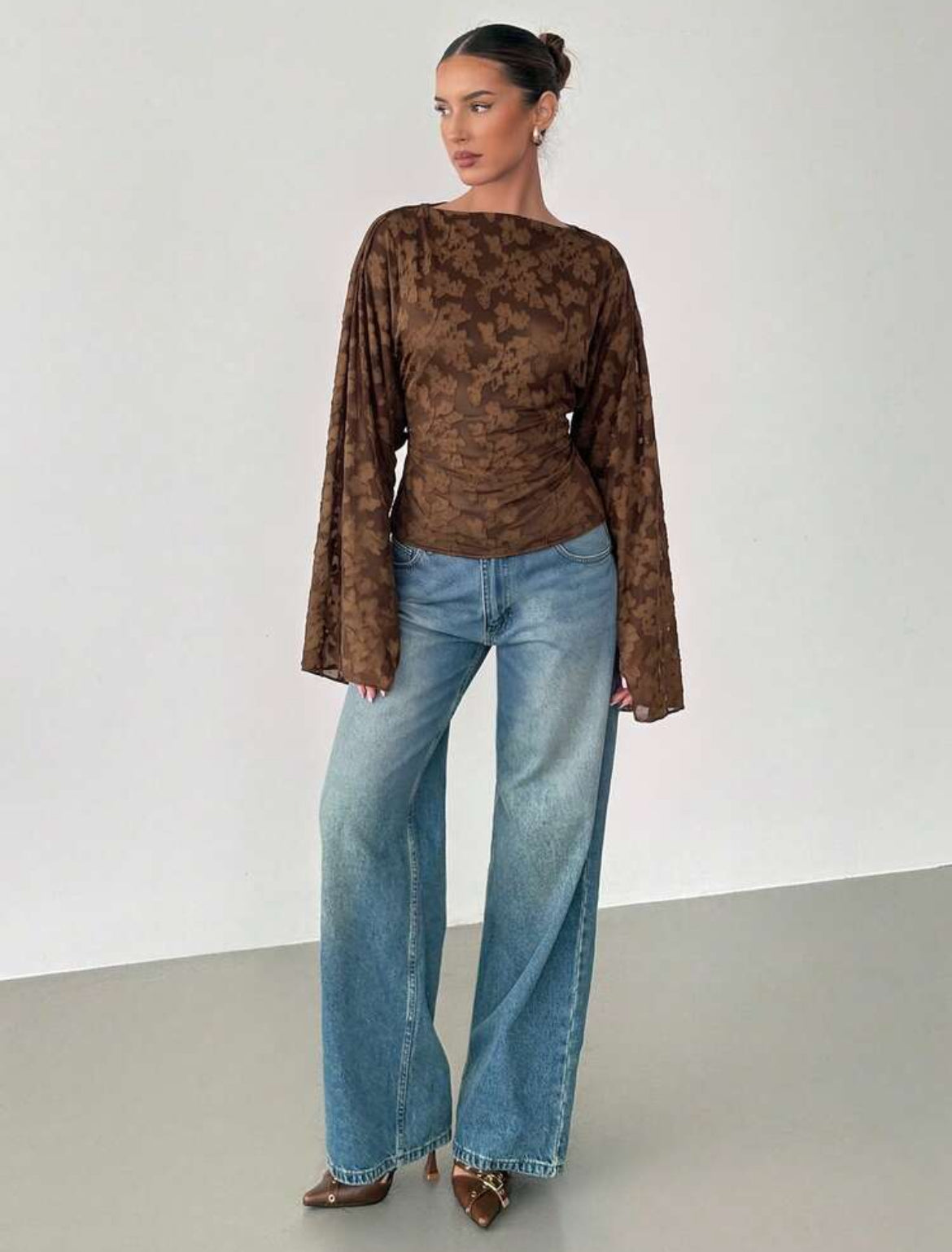 Batwing Sleeve Top