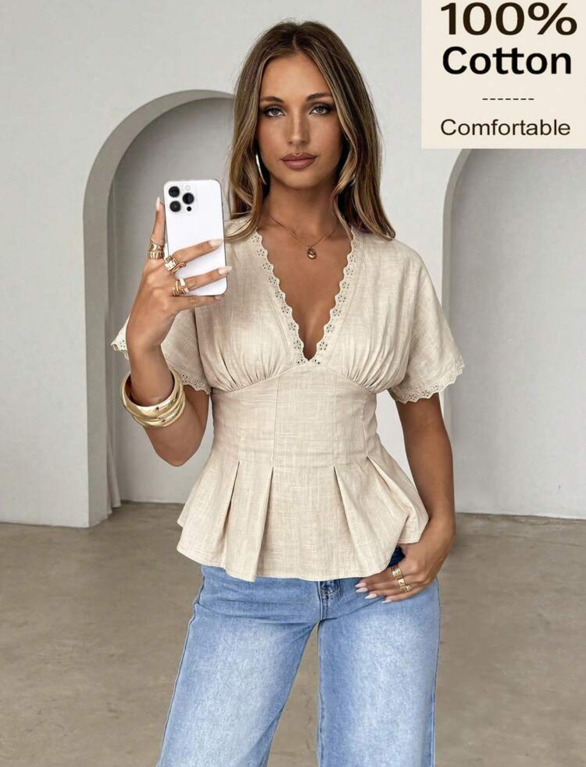 Cute Peplum Top