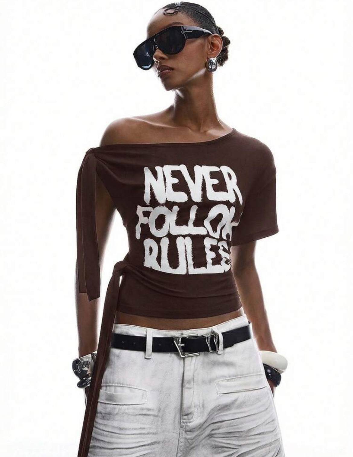 Never Follow Rules Graphic Tee