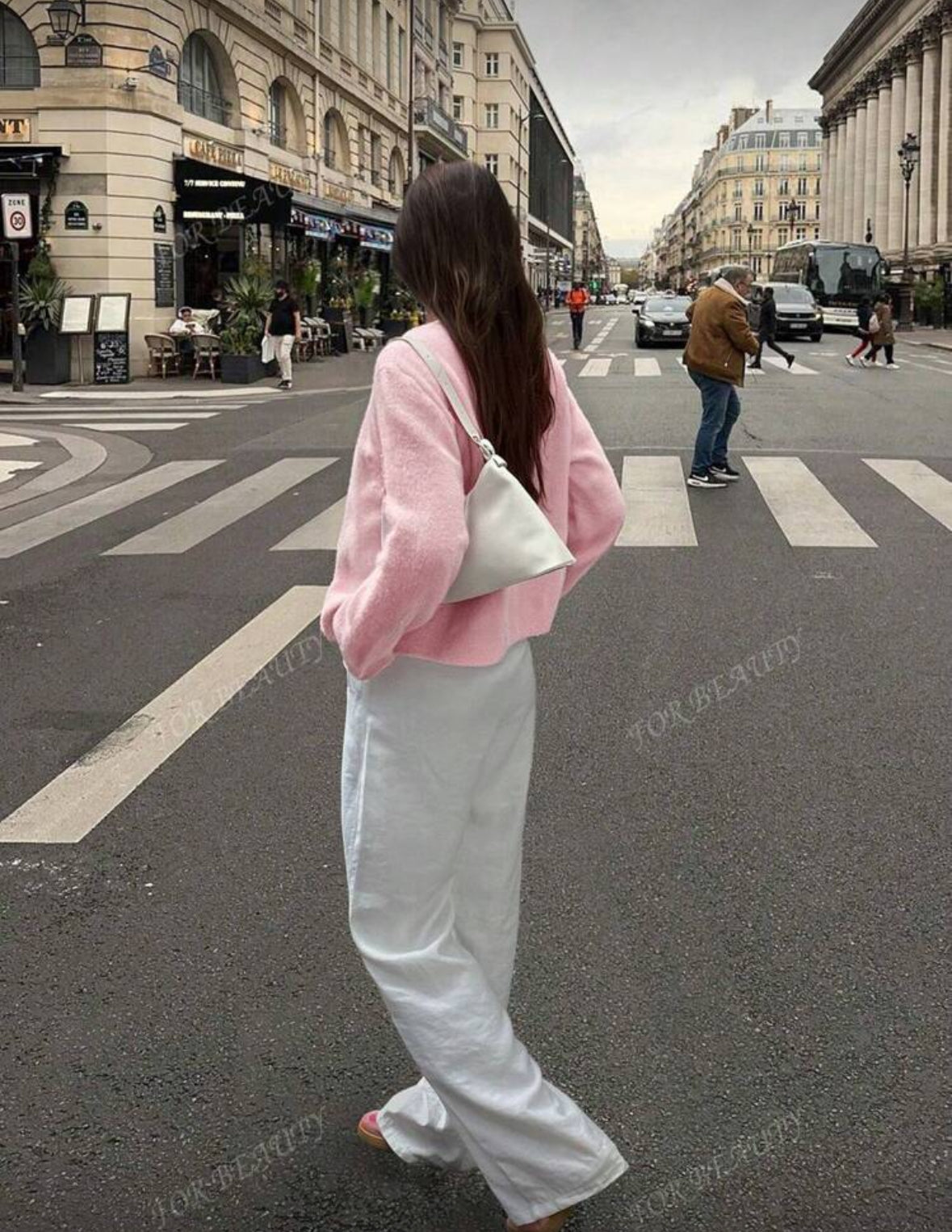 Pink furry sweat