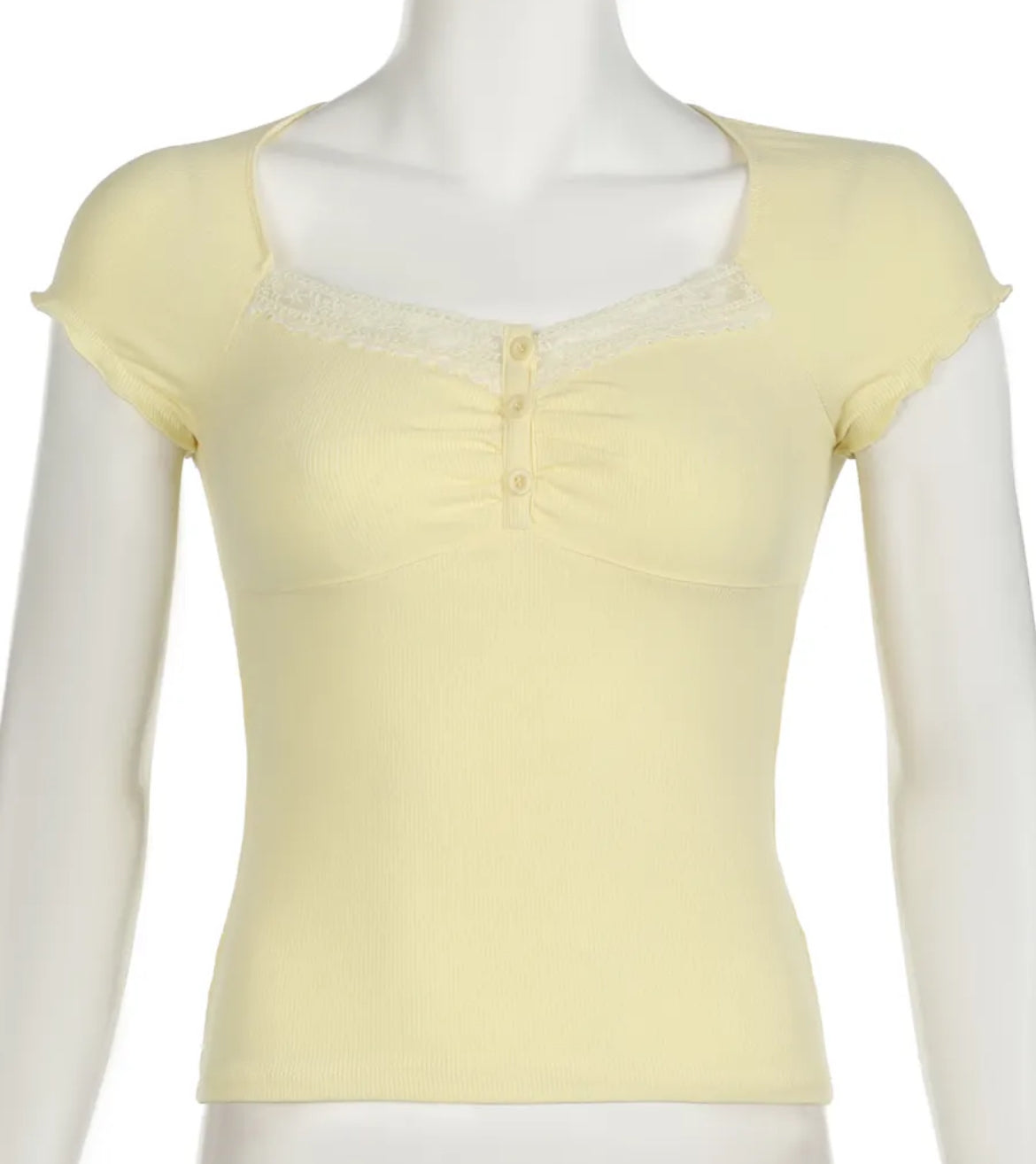 Square neck top