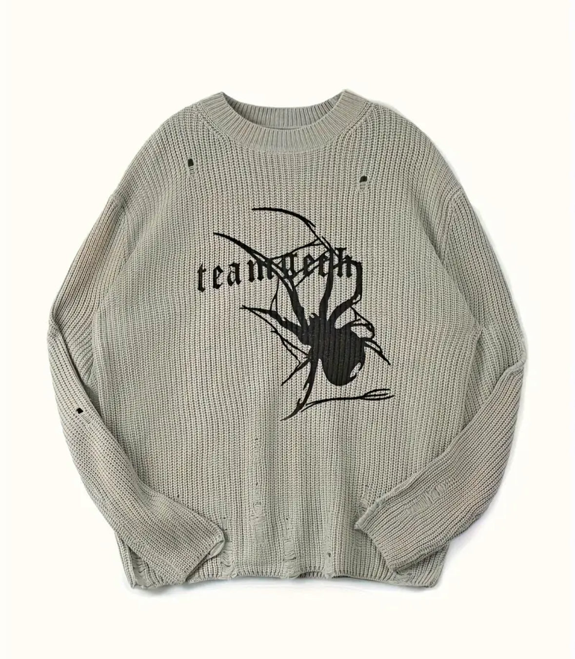 Y2k Knitted sweatshirt