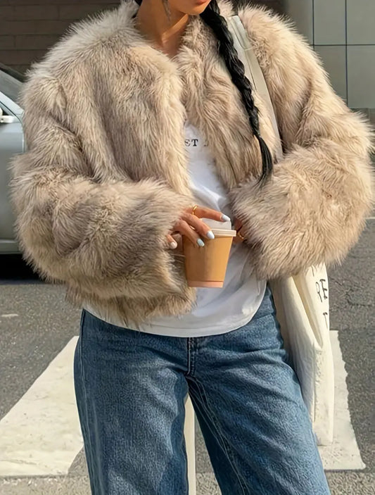 Faux Fur Jacket