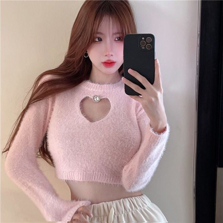 Heart Fluffy Sweater