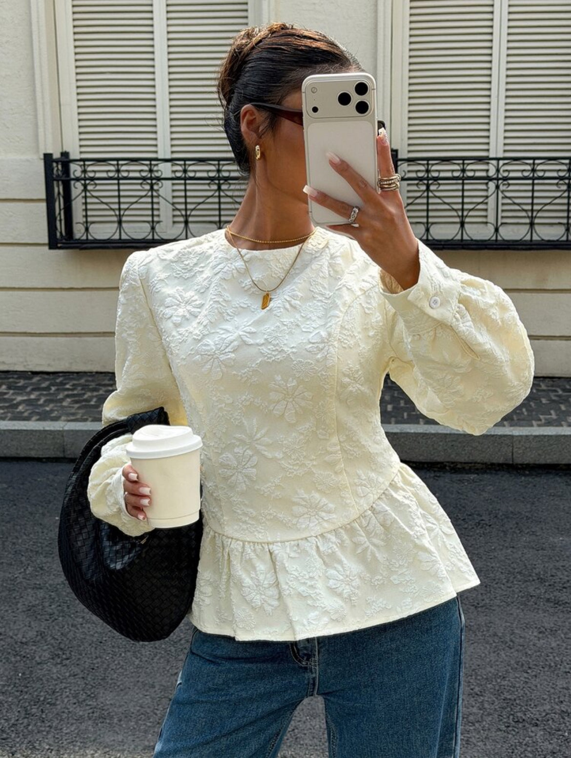 Jacquard Texture Top