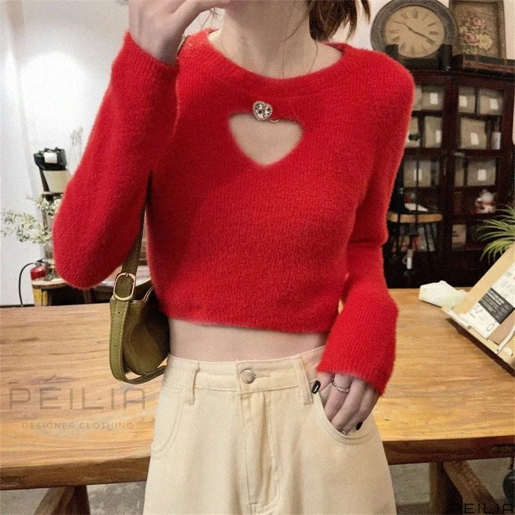 Heart Fluffy Sweater