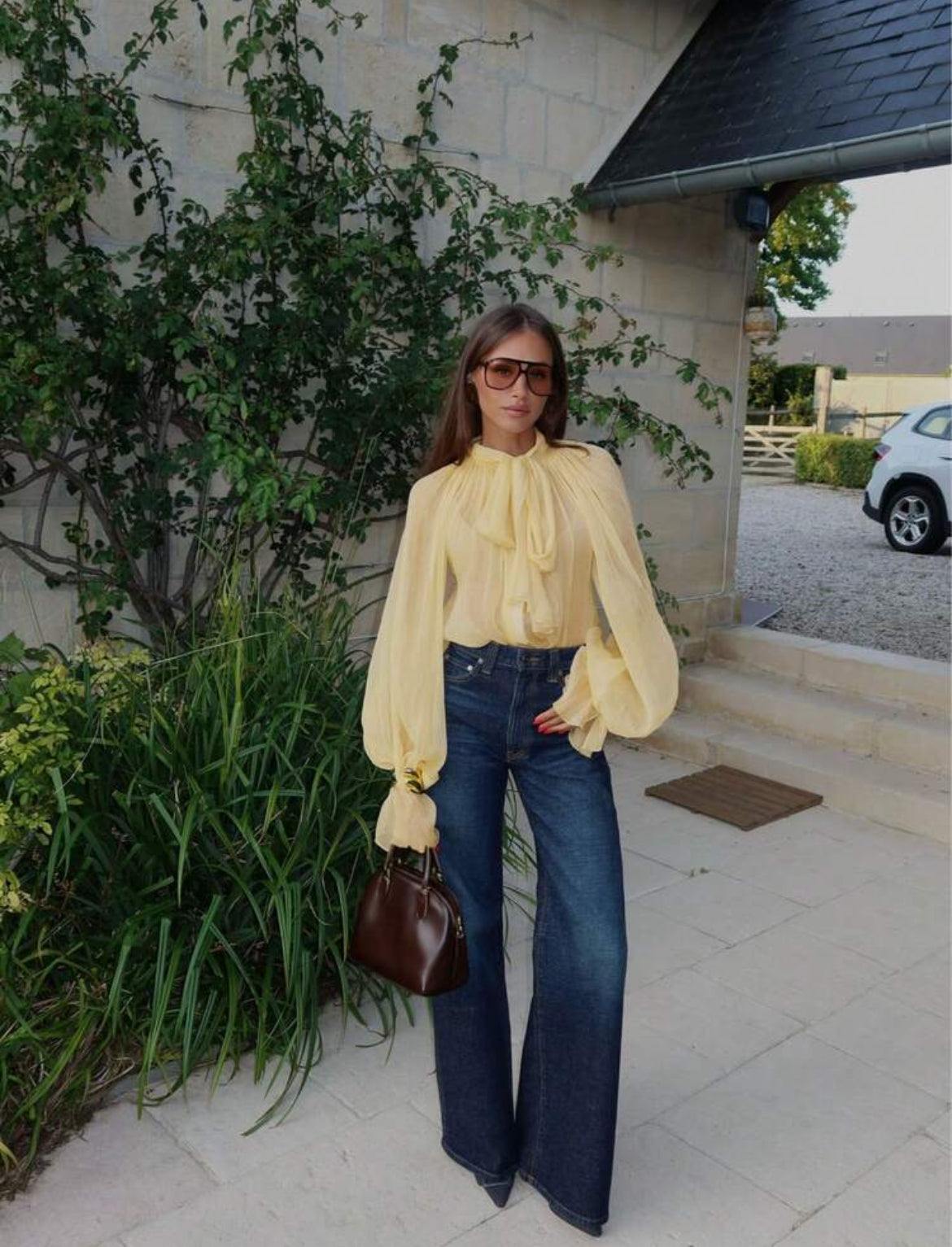 Chiffon Sheer Top