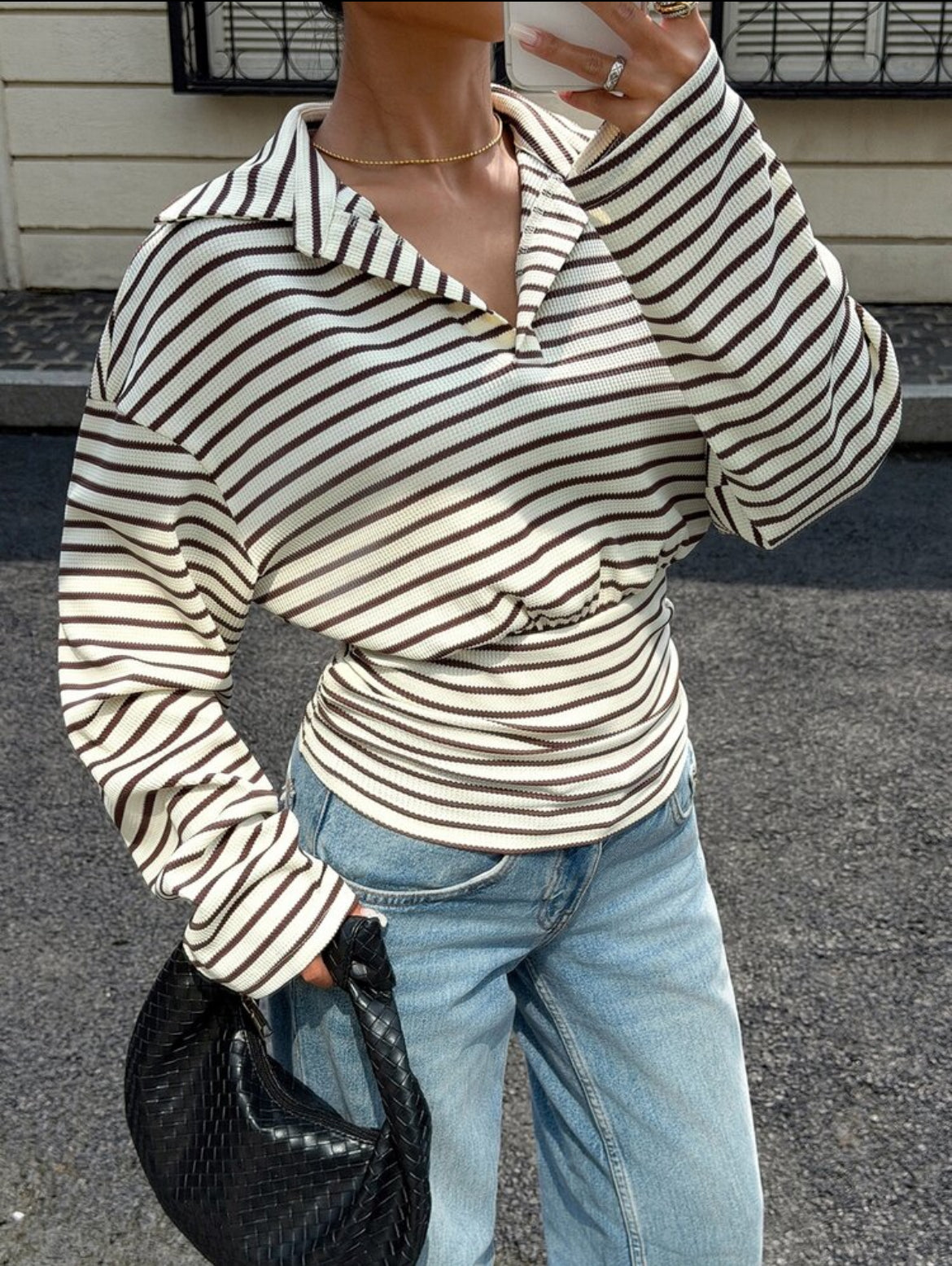 Polo Cinching Top
