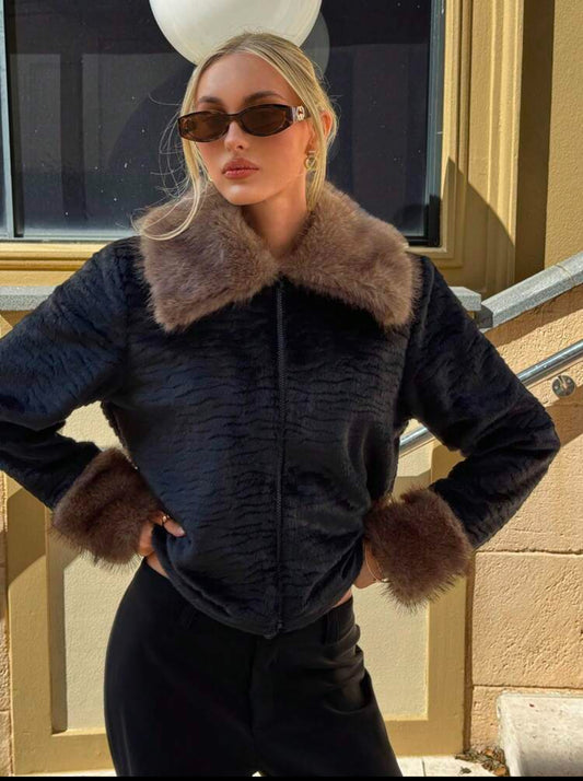 Faux Fur Jacket