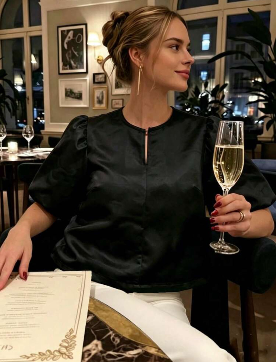 French Old Money Top