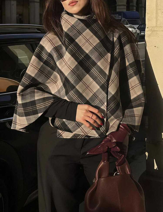 Plaid Cape