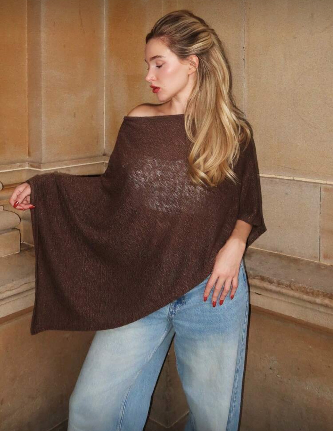 Asymmetrical Sheer Cover Up
